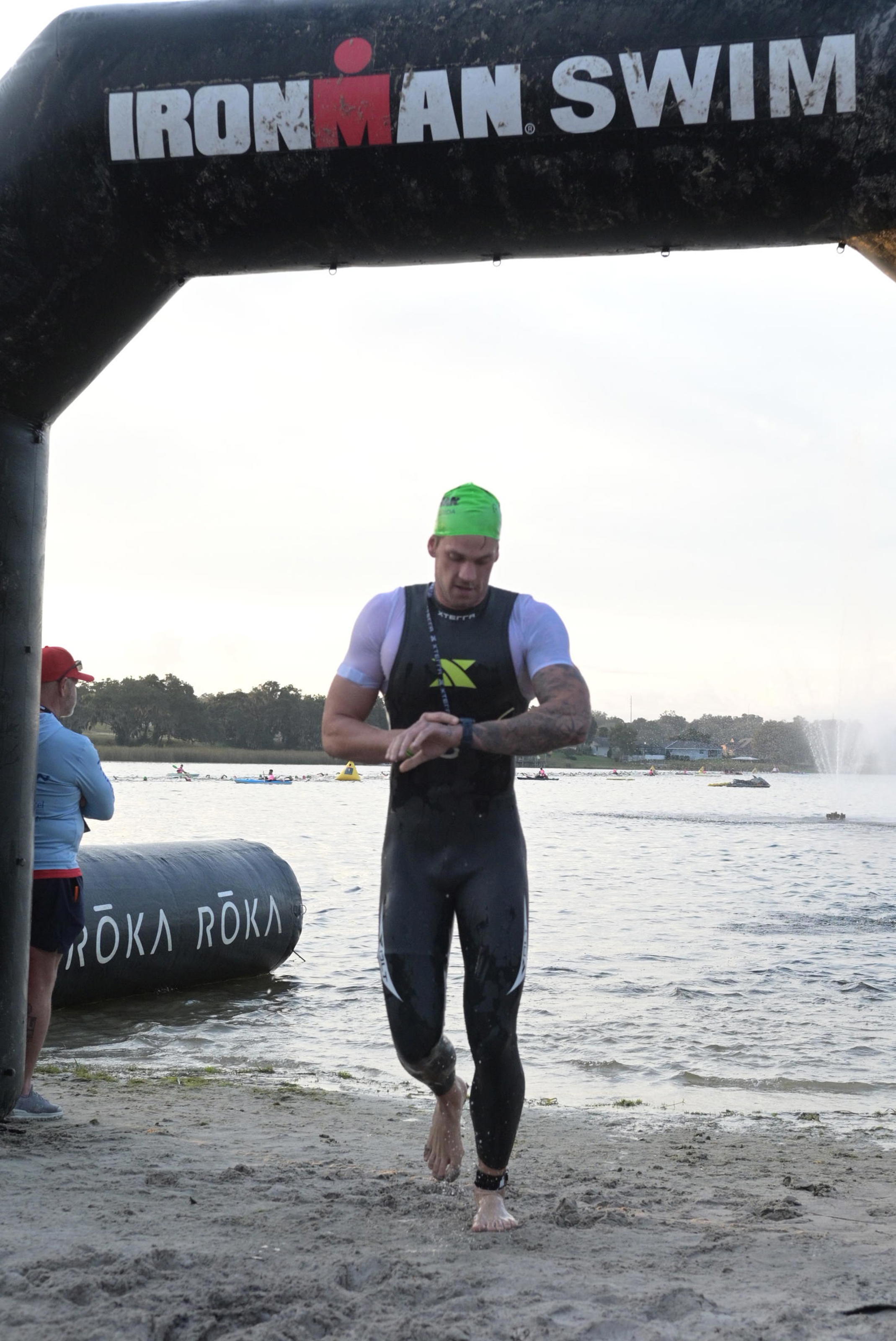 Ironman swim exit